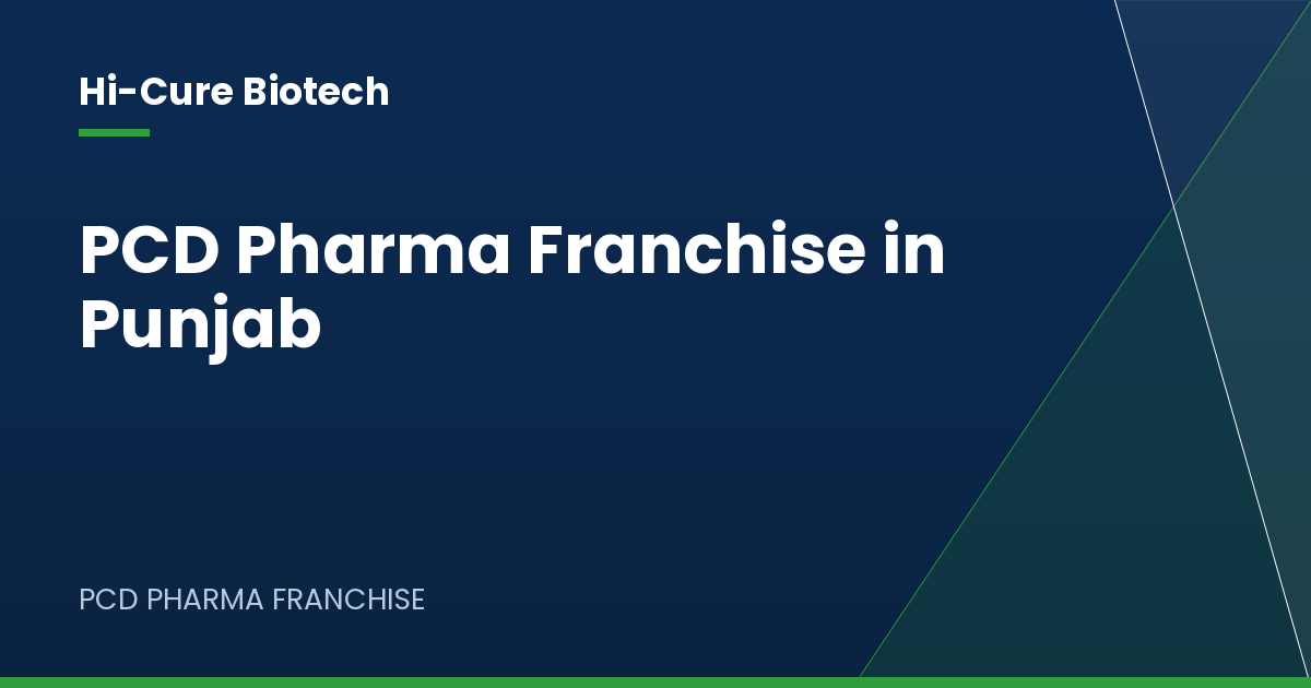 PCD Pharma Franchise in Punjab