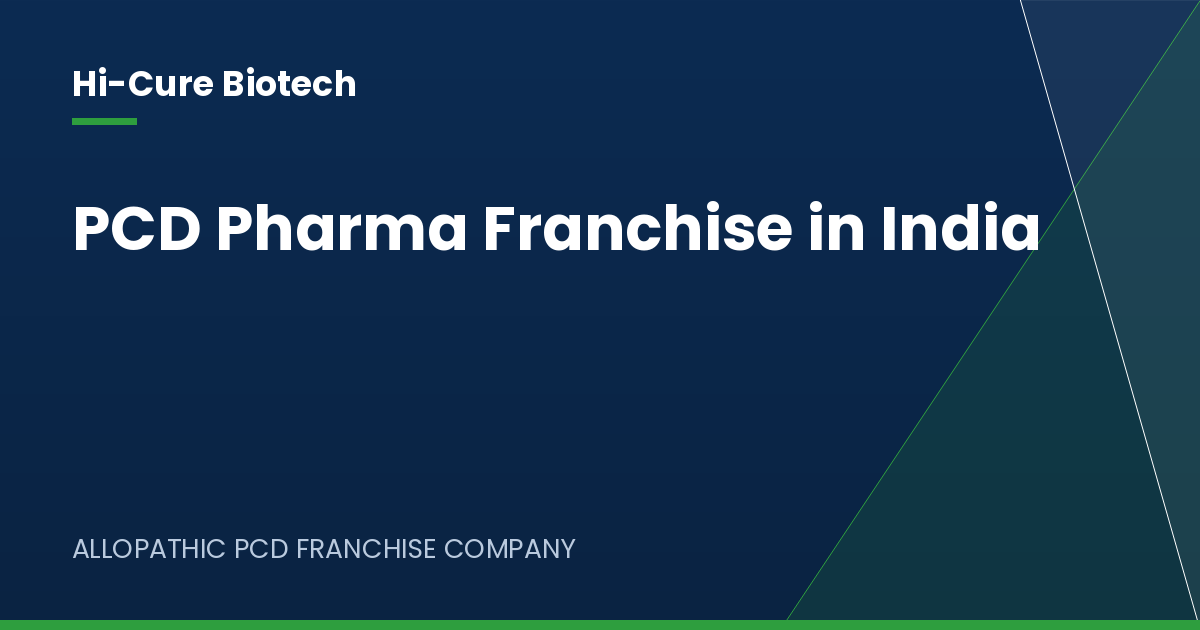 PCD Pharma Franchise in India