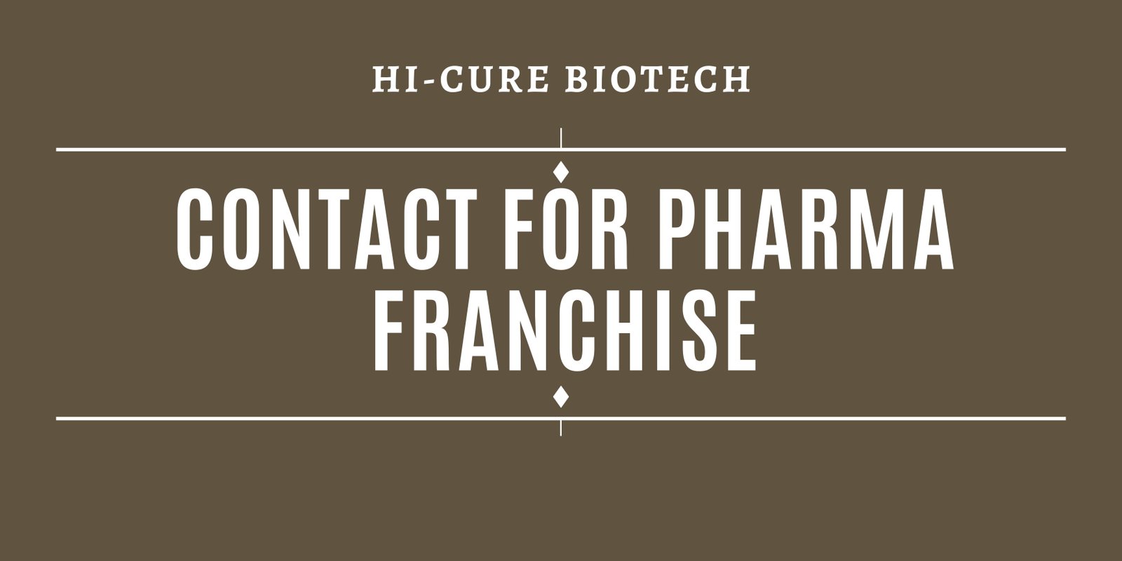 Contact for Pharma Franchise