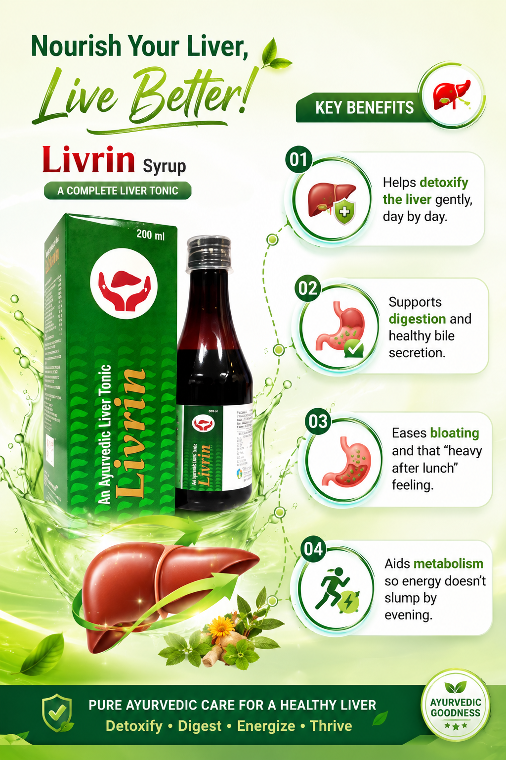- livrin benefits infographic Ai generated